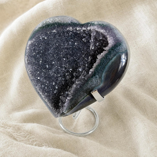 Emerald Agate Heart