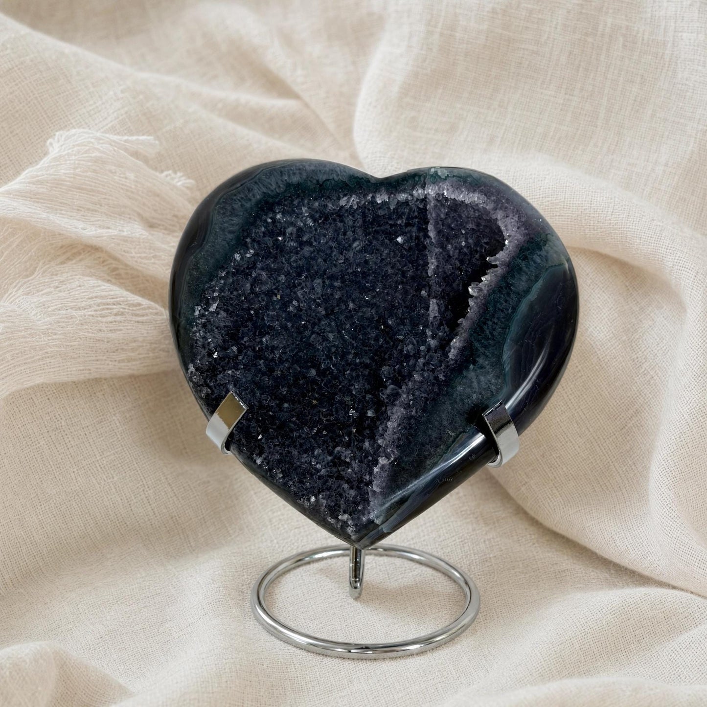 Emerald Agate Heart
