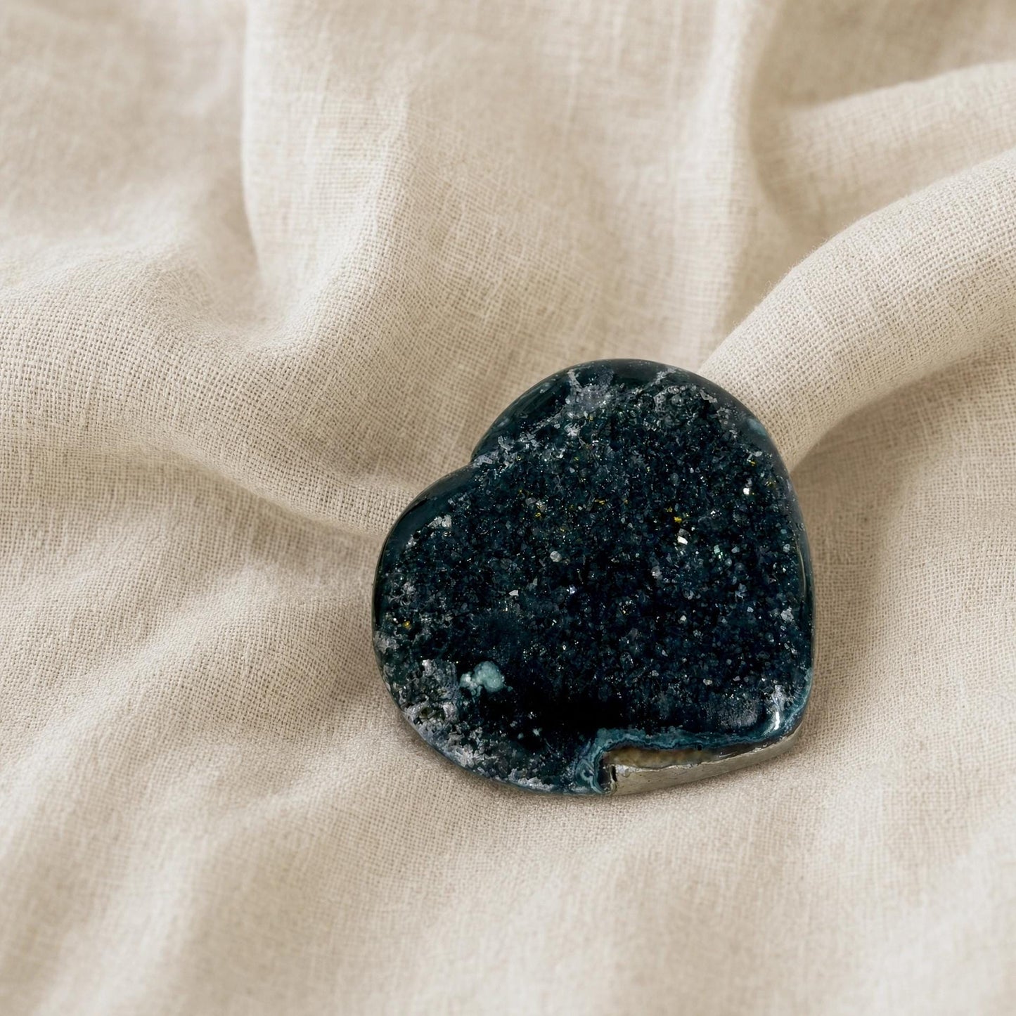 Forest Druzy Heart