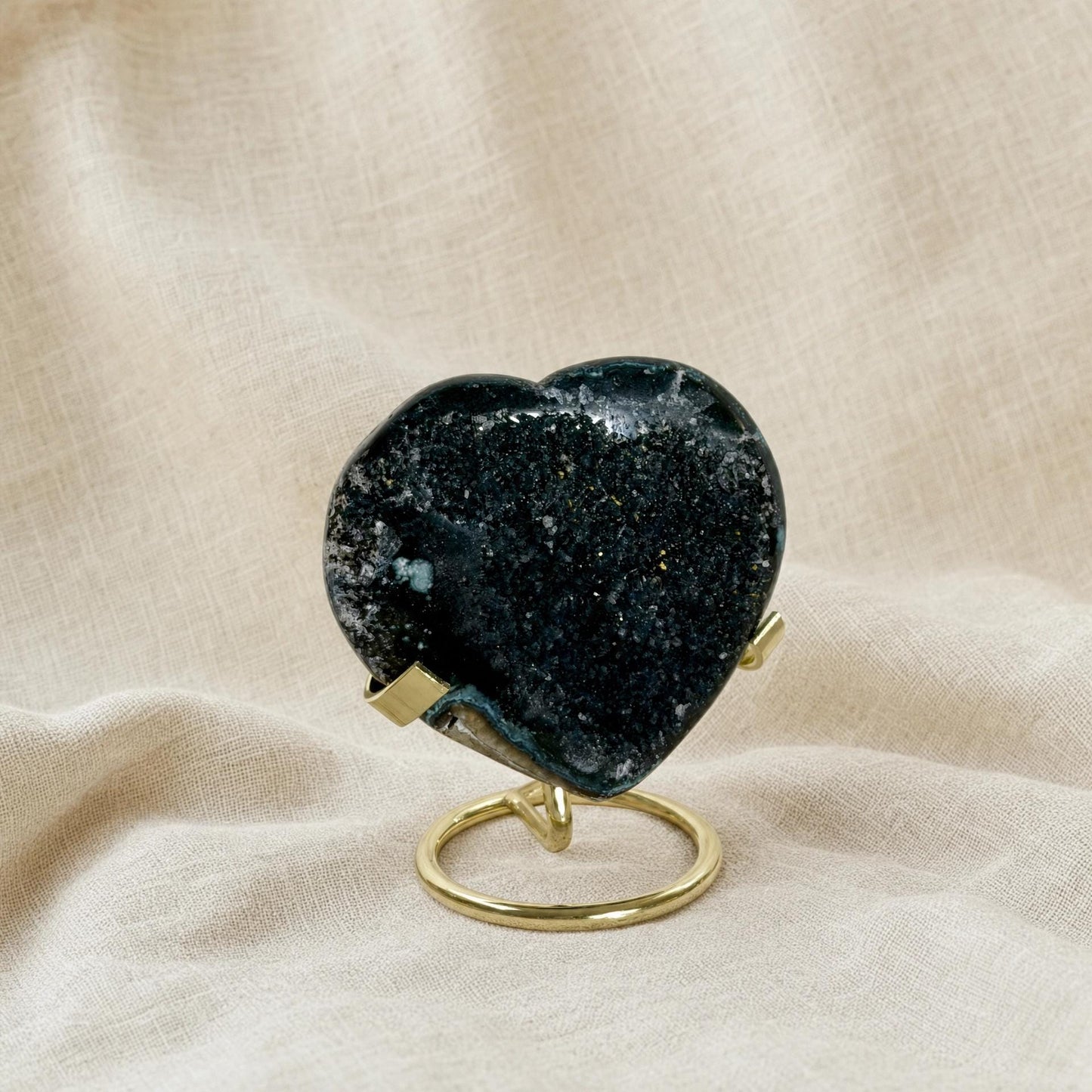 Forest Druzy Heart